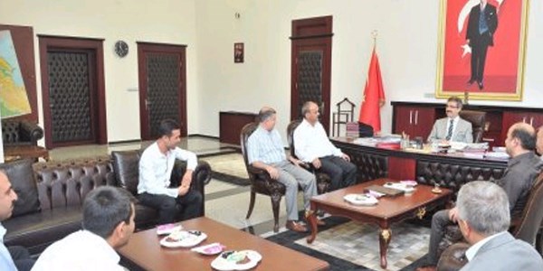 Vali Oduncu, Gazi çocuklarını kabul etti