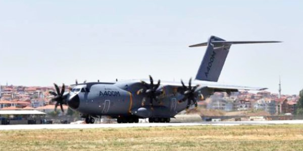 37 ton taşıyan askeri kargo uçağı geliyor
