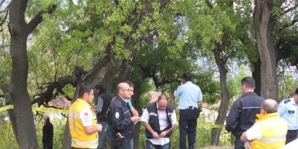 Hastane çalışanı kendini ağaca astı
