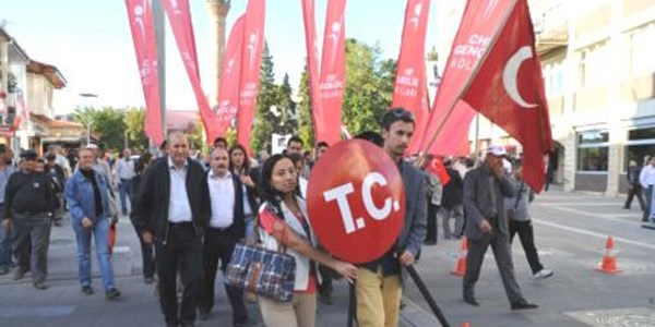Uşak'ta protesto