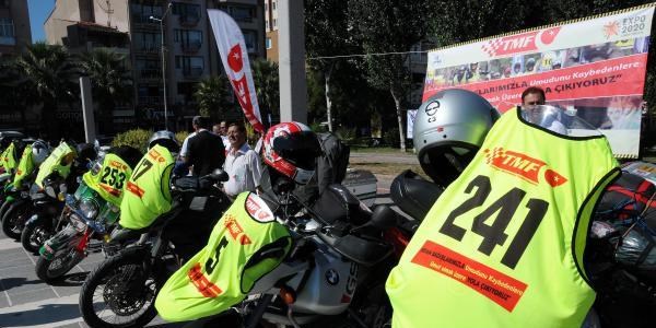 Organ bağışına motosikletli farkındalık