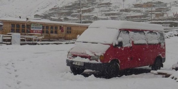 Bu ile kara kış erken geldi/Video