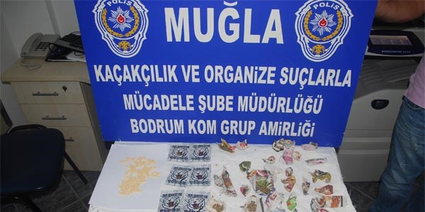 Oyuncak bebek içinde esrar