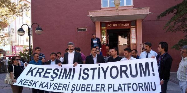 SES'ten 'kre�imi istiyorum' eylemi