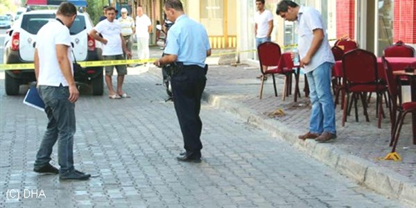 Fethiye'de kahve tarandı: 2 yaralı