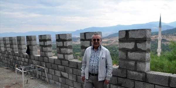 Dodurga'ya kale görünümlü park