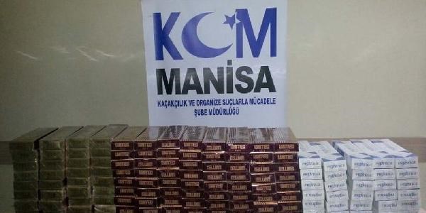 Binlerce paket kaçak sigara polise takıldı