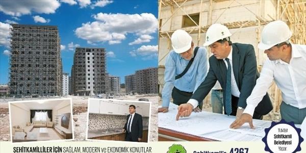 �ehitkamil'de toplu konut kuralar� �ekiliyor