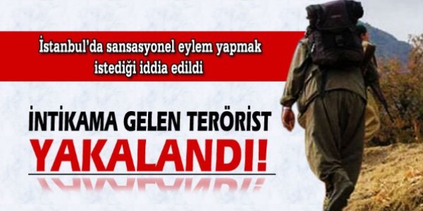 Sansasyonel eylem peşindeki DHKP-C'li yakalandı