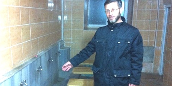 Kütahya'da cami musluklarının çalındığı iddiası