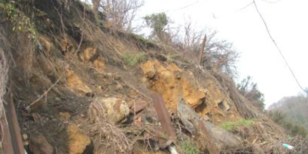 Zonguldak'ta heyelan