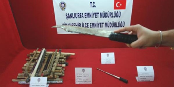 Viranşehir'de 'sopa' operasyonu