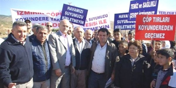 Yapılması planlanan çöp tesisine vatandaşlardan tepki