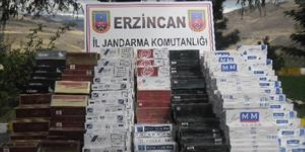 Jandarma'dan ka�ak sigara operasyonu