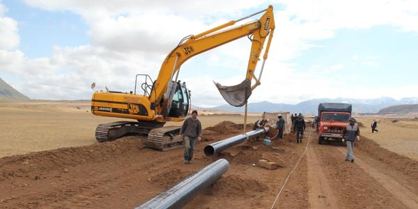 Doğalgaz boru hattı Bitlis'e ulaştı