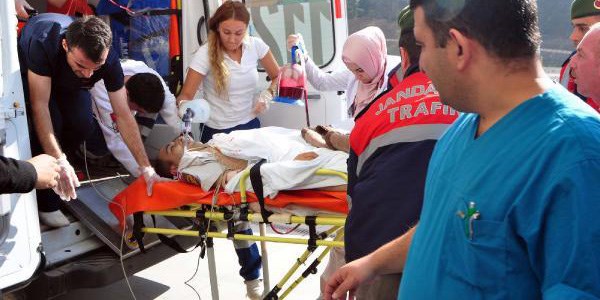 Kazara kendini vuran uzman �avu� kurtar�lamad�/Video