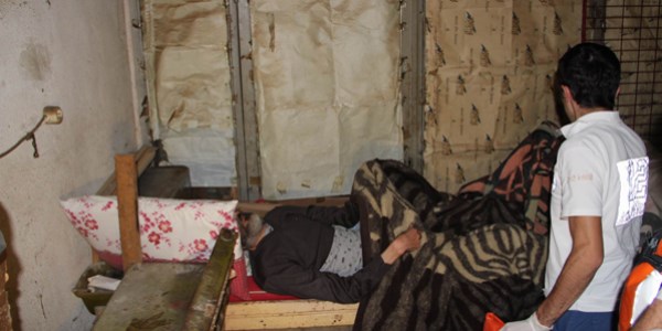 Yaşam mücadelesi veren şahsa devlet elini uzattı