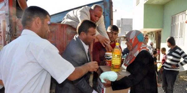 Kaymakamlık, çadır kent dışındaki mültecileri unutmadı