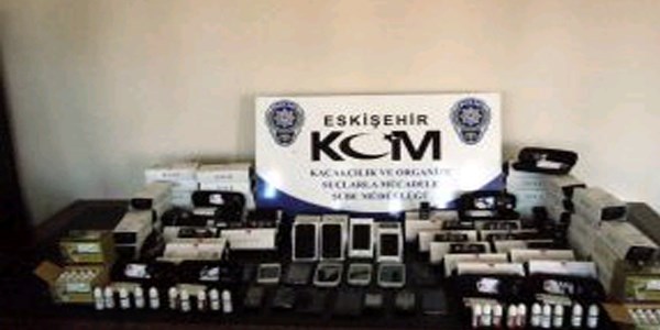Eskişehir'de kaçakçılık operasyonu