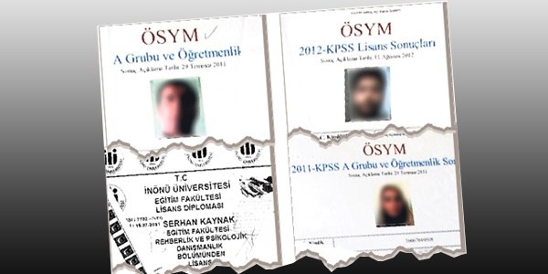 Sahte diplomayla öğretmen oldular!