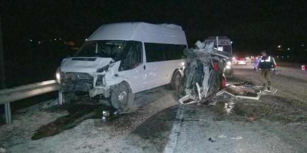 Konya'da kaza: 2 ölü, 9 yaralı