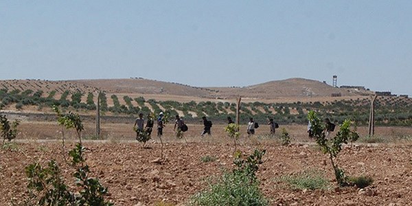 Suriye sınırında kaçakçılara müdahale