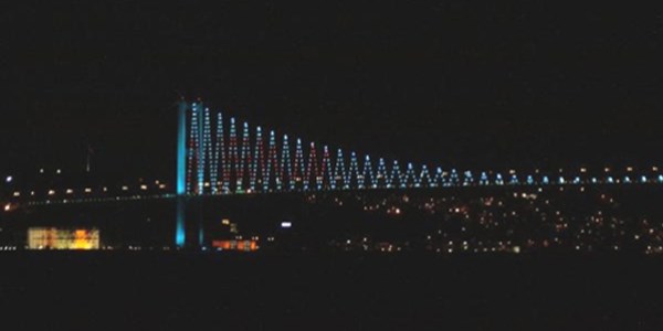 Marmaray'ın açılışı Boğaziçi Köprüsü'nden duyuruldu