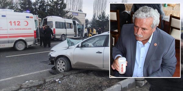 Köy muhtarı trafik kazasında hayatını kaybetti