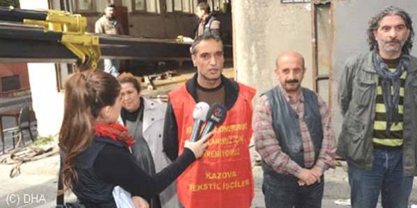 İşçiler mahkemede kazandıkları makinelerle üretim yapacaklar