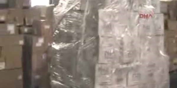 550 bin TL değerendeki cilt bakım için maden suyu spreyine el konuldu