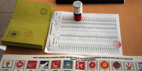 Seçimlere 600 milyon lira ayrıldı
