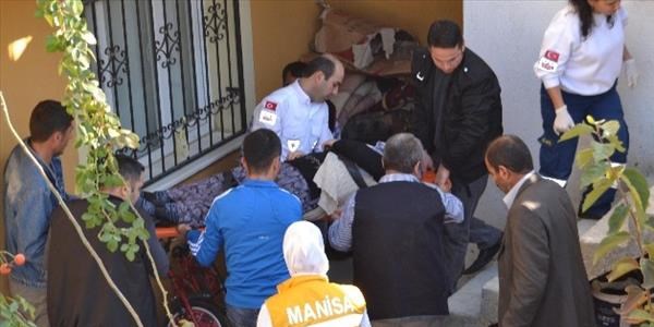 Balkondan bahçeye düşen kadın yaralandı