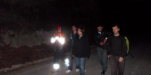 Dağda kaybolan öğrenciler kurtarıldı