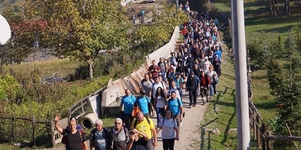 Sapanca'da yeşile yürüyüş