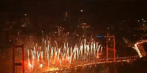 Boğaz'da muhteşem 'Cumhuriyet' coşkusu