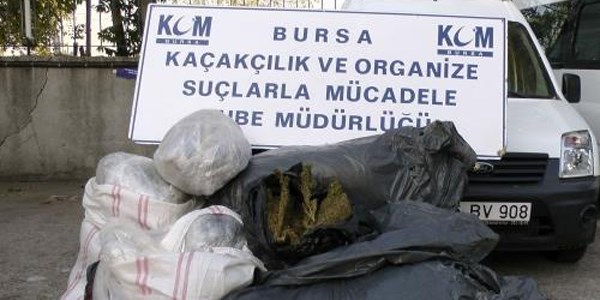 2 ton 625 kilogram esrar ele geçirildi