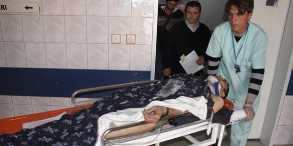 8 metreden kömürlerin üzerine düşen işçi ağır yaralandı
