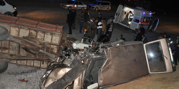 Yozgat'ta feci kaza: 2 ölü, 1 yaralı
