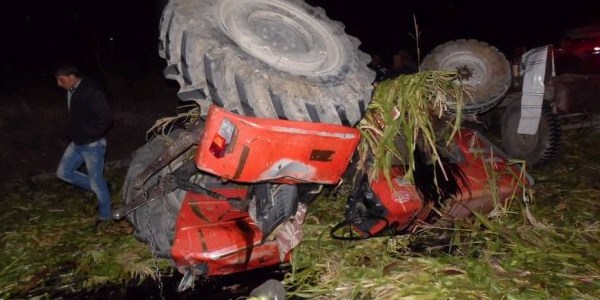 Adıyaman'da traktörle kamyon çarpıştı: 2 ölü