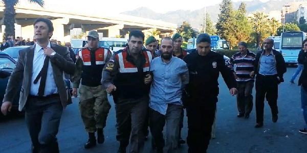 Rize'de mahkum firara kalkıştı