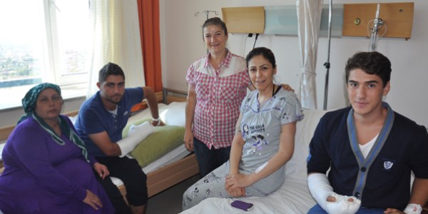 Mardin'de yaşayan aile ameliyat için Düzce'yi tercih etti