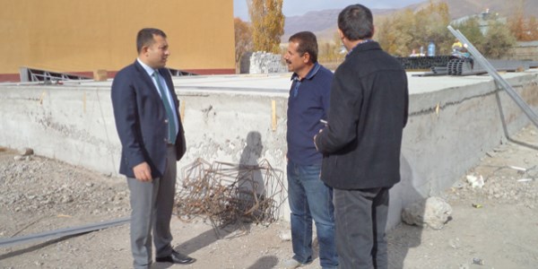 Varto'da okul yapımı