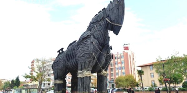 Troia atı bakıma alındı
