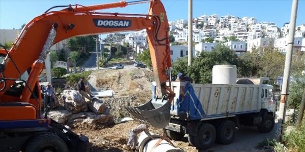 Bodrum'da dereler �slah ediliyor