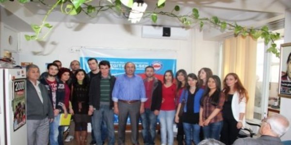Atanamayan öğretmenlerden Eğitim-bir-sen'e ziyaret