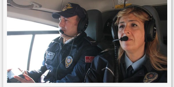 �stanbul emniyeti havadan ceza kesti