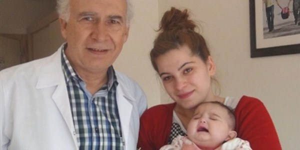 Kars'ta kalbi duran bebek, Fatsa'da hayat buldu