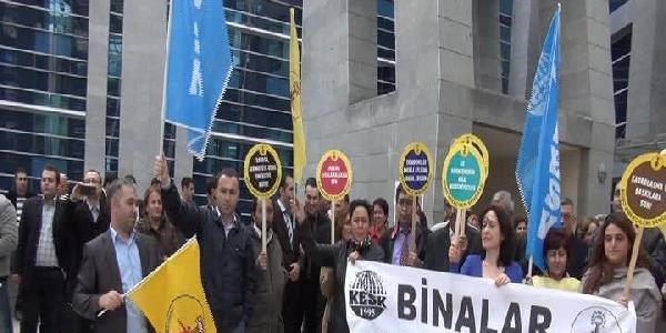 BES üyeleri çalışma koşullarını protesto etti