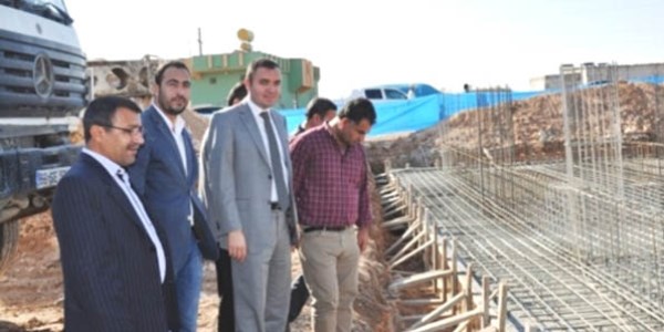 Ceylanpınar'da okul yapımı