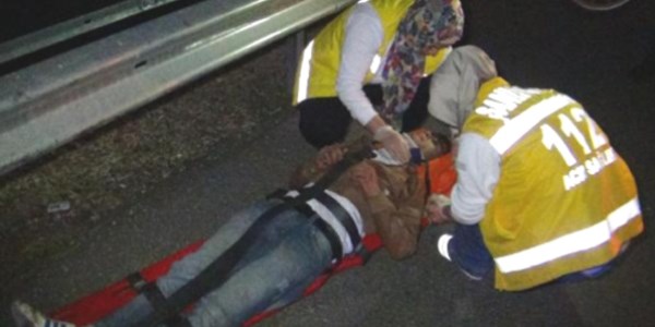 anlurfa'da polisten kaan motosikletli kaza yapt